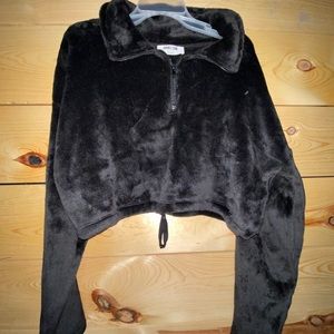 Cropped Fleece Jacket